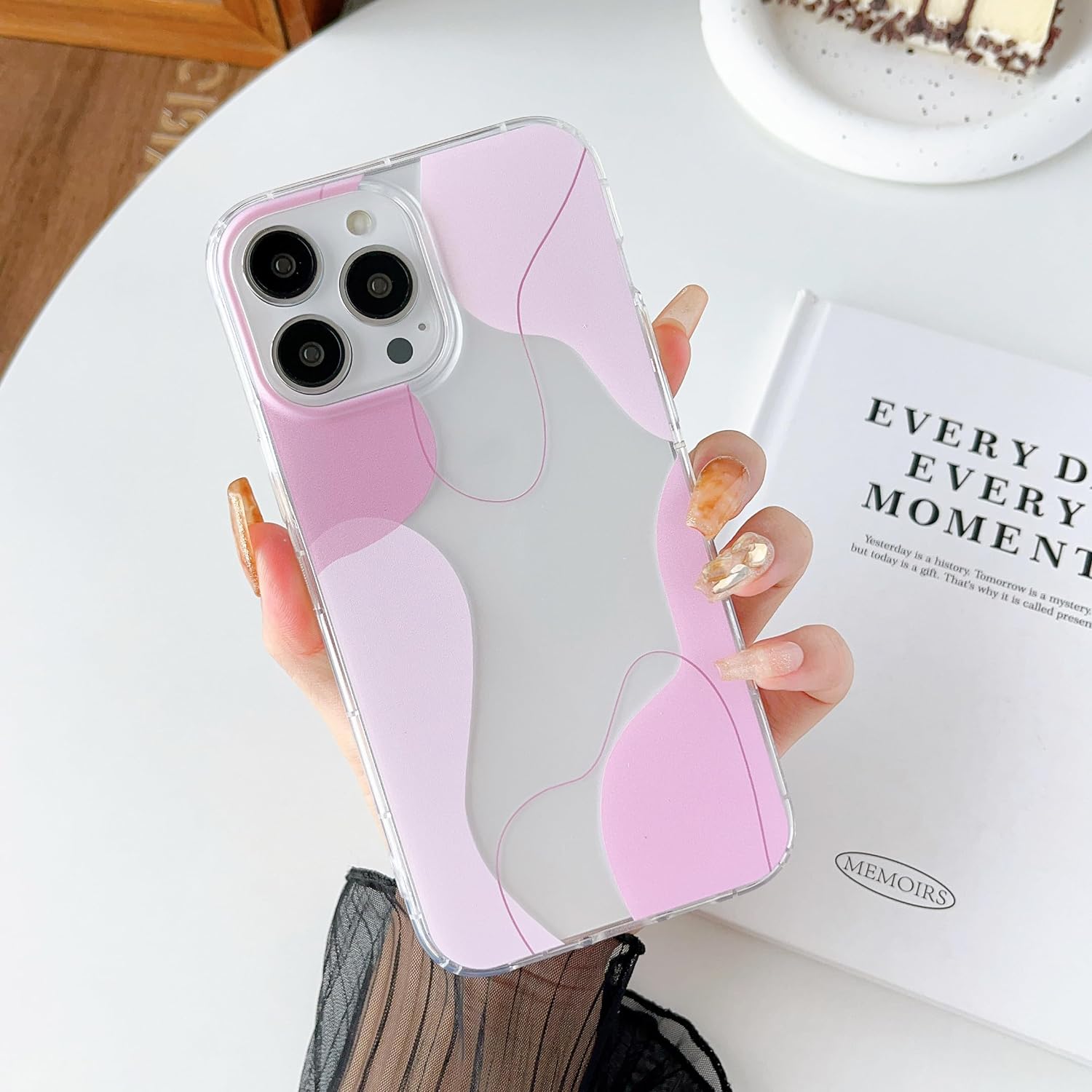 defbsc compatible with iphone 11 case soft shaped art design with built in bumper protective phone case cute slim tpu co 3